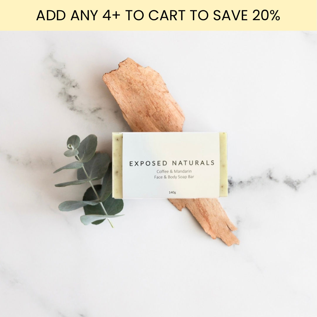 Coffee & Mandarin Face & Body Soap Bar 140g