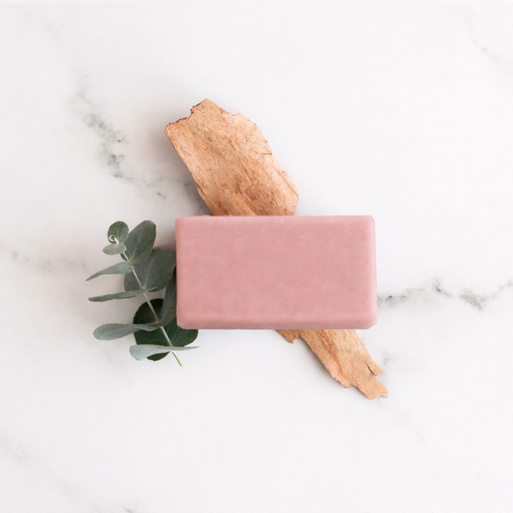 Label-Free Australian Pink Clay & Grapefruit Face & Body Soap Bar 140g