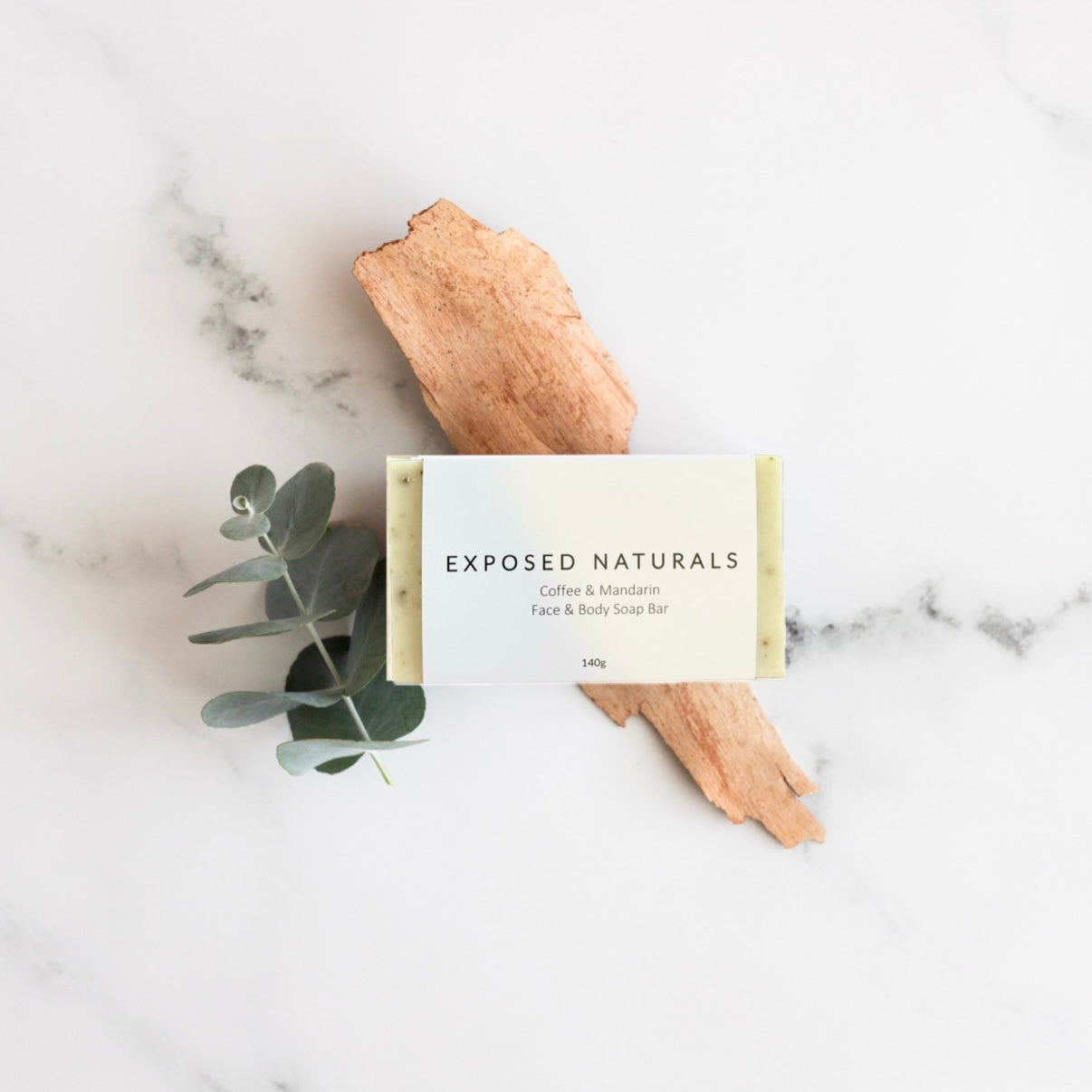 Coffee & Mandarin Face & Body Soap Bar 140g