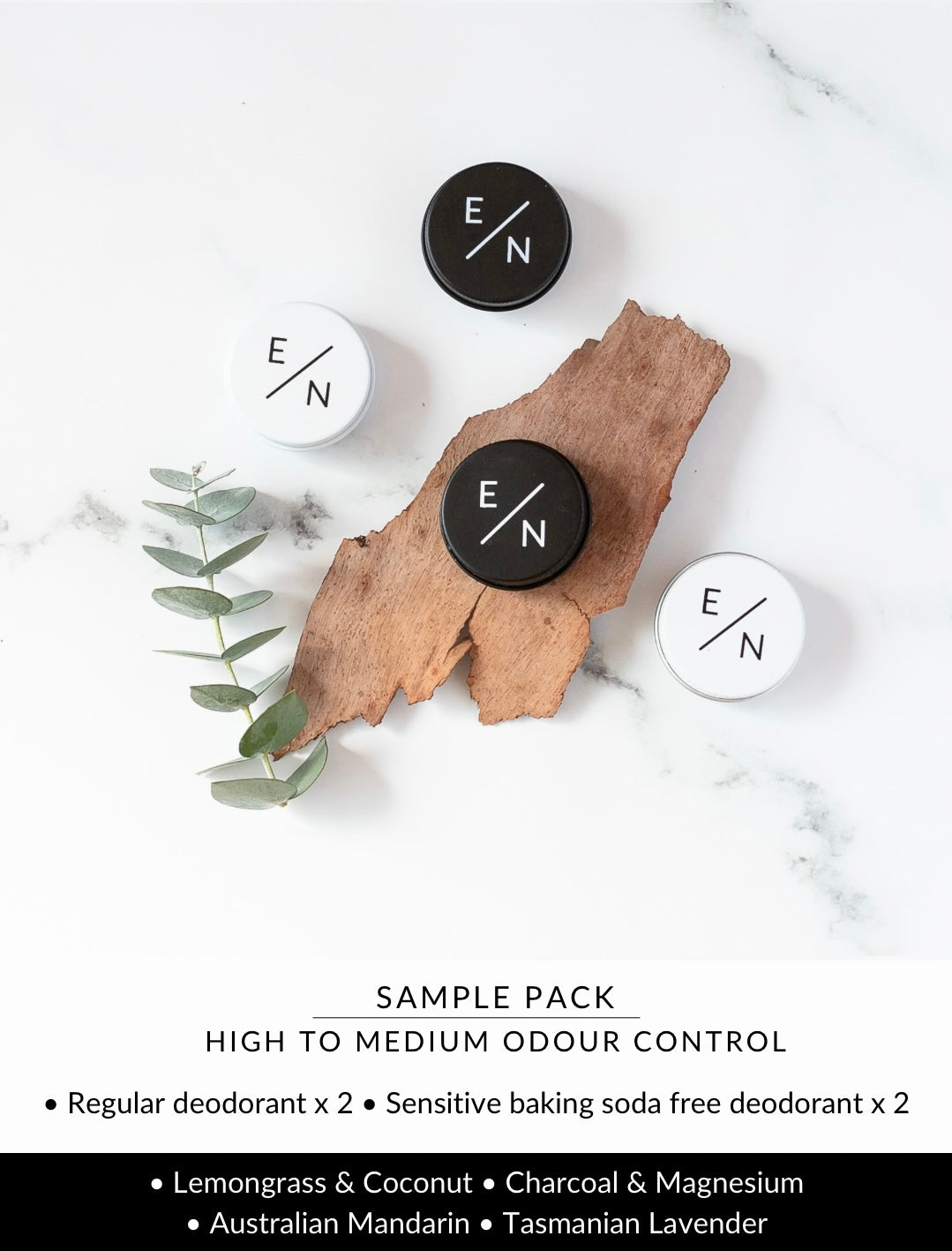 Natural Deodorant Sample Pack - Try Our Original Scents <b>(SAVE 20%)</b>