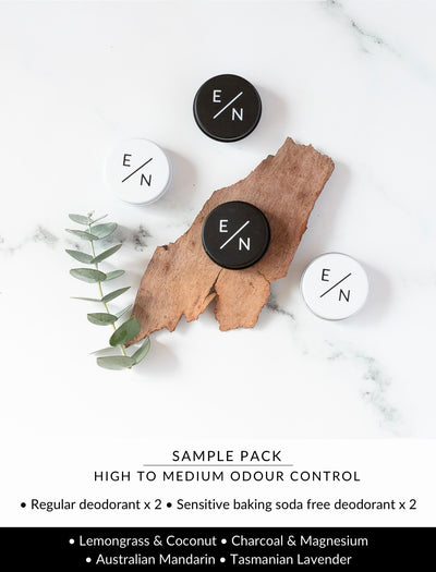 Natural Deodorant Sample Pack - Try All Scents <b>(SAVE 20%)</b>