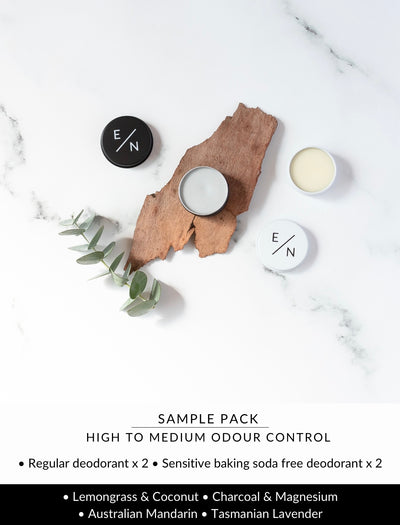 Natural Deodorant Sample Pack - Try All Scents <b>(SAVE 20%)</b>