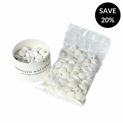 Menthol & Peppermint Tooth Tabs Refill 180 Tabs <b>(Save 20%)</b>